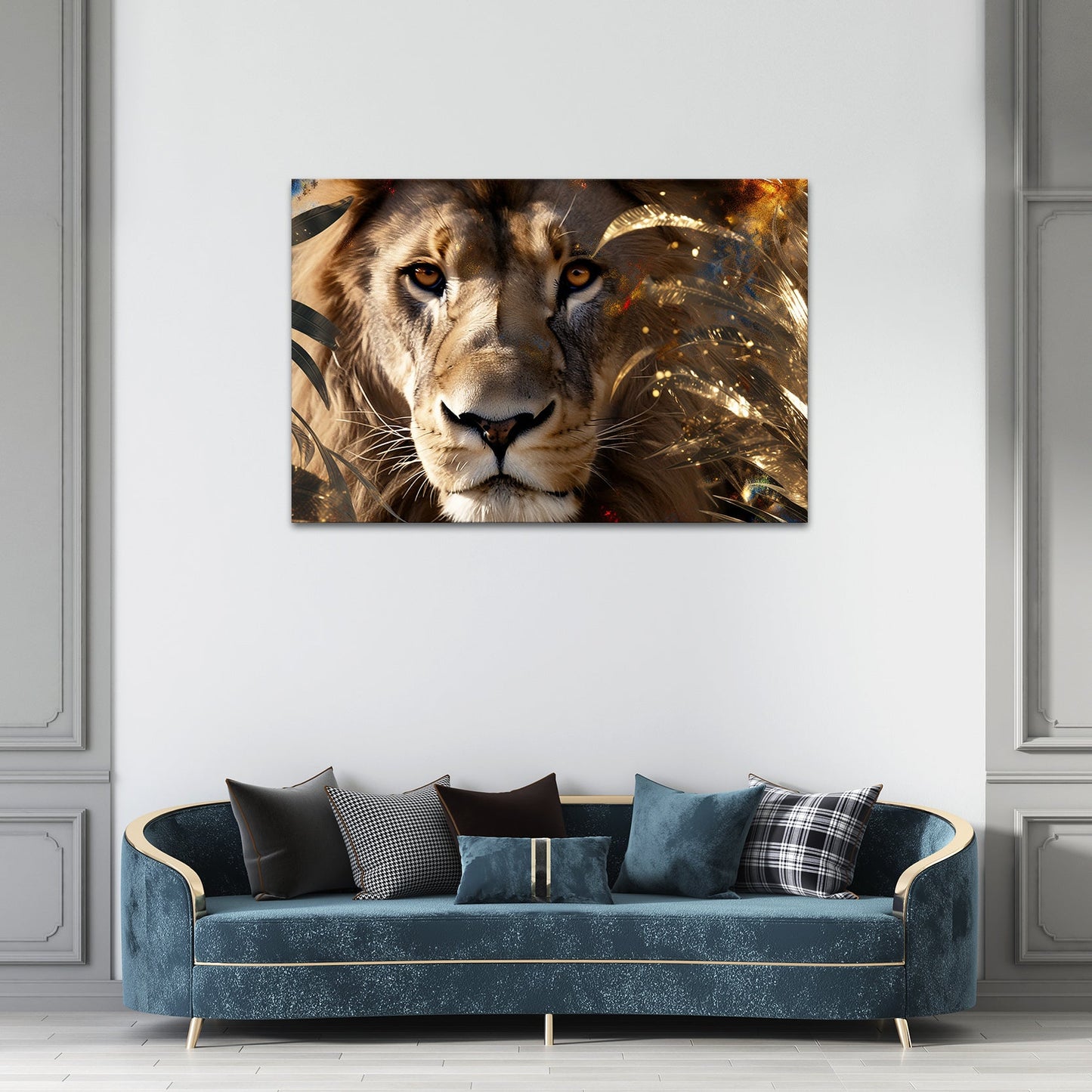 Lion Realistic Art