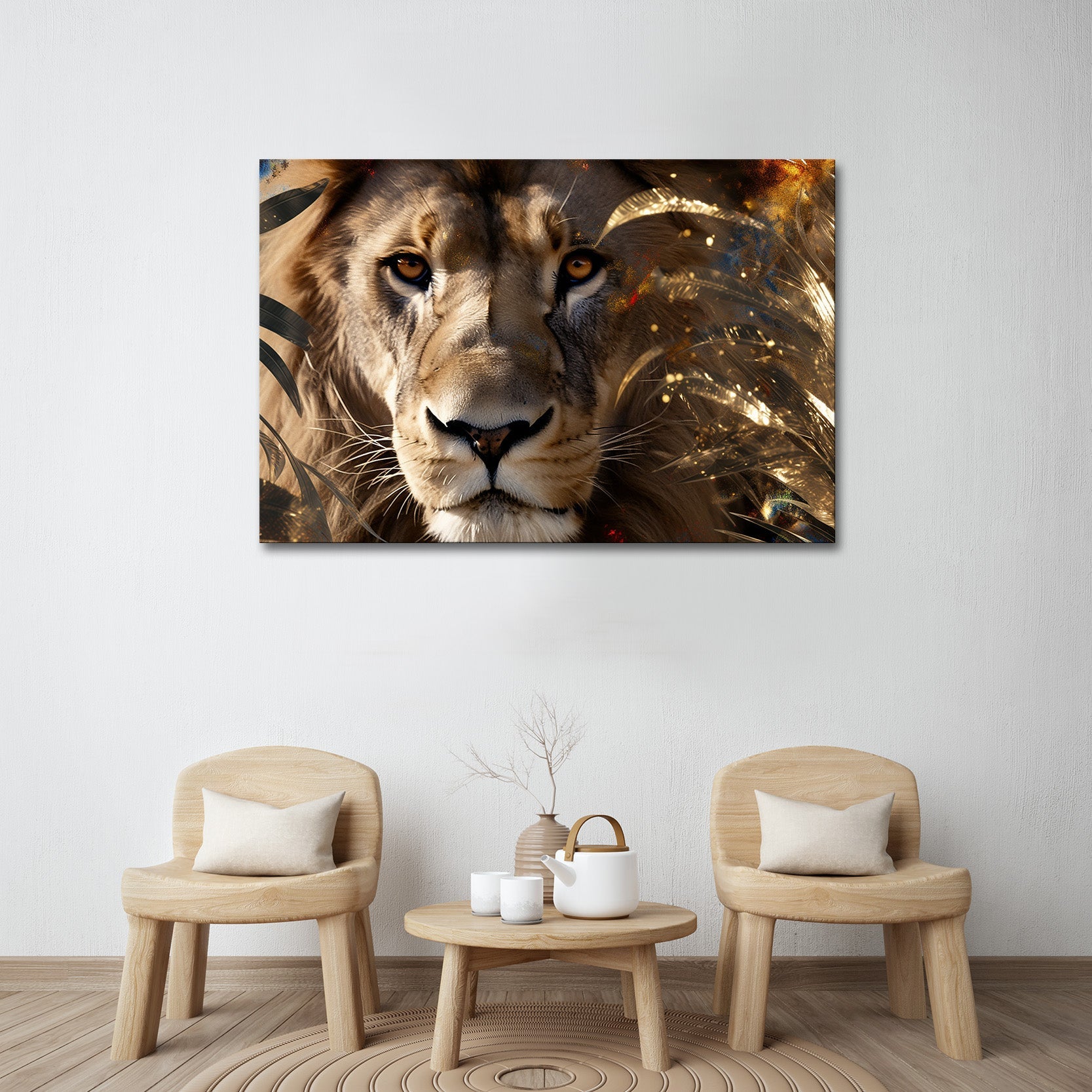 Lion Realistic Art