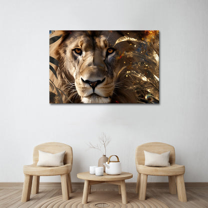 Lion Realistic Art