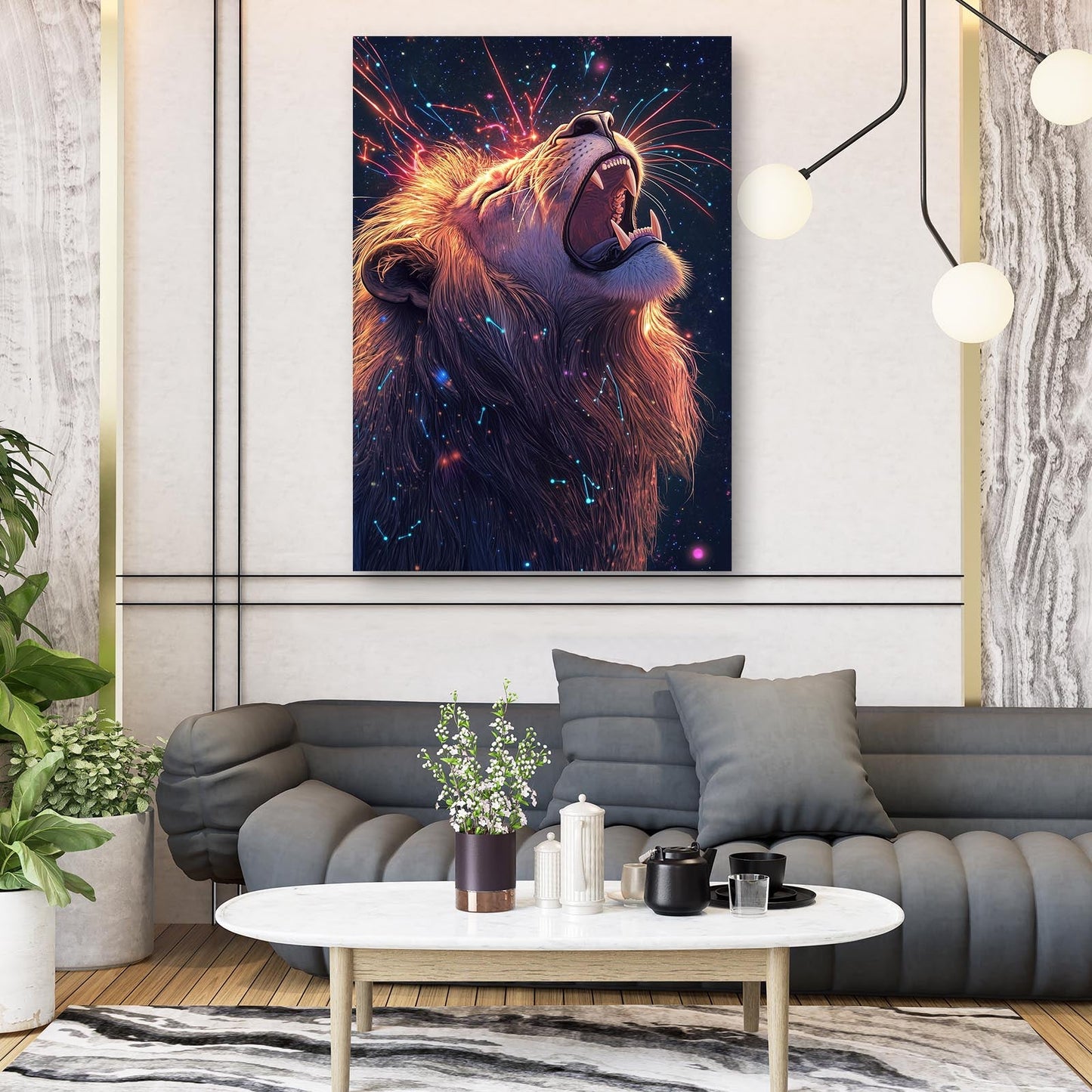 Lion Roar Art