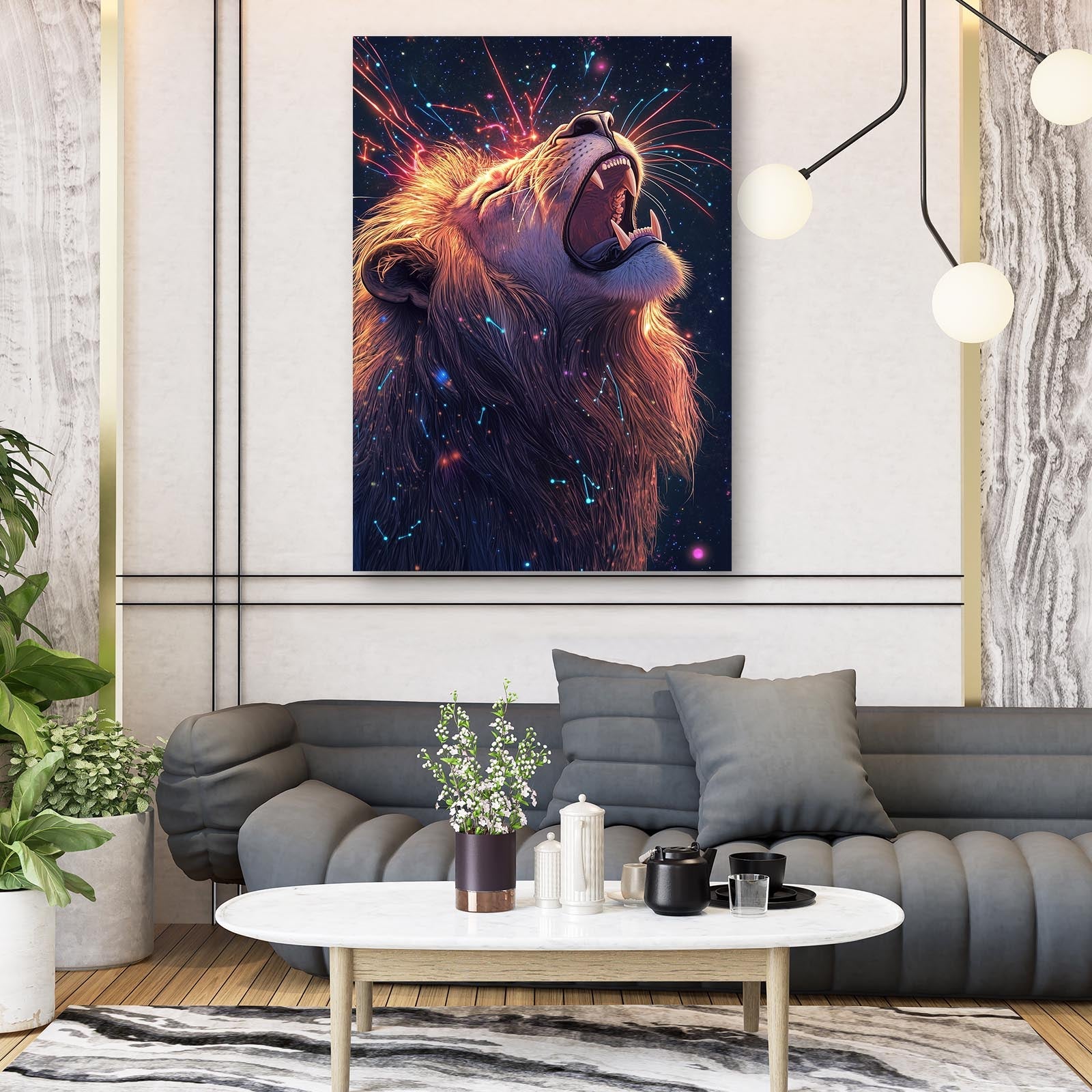 Lion Roar Art