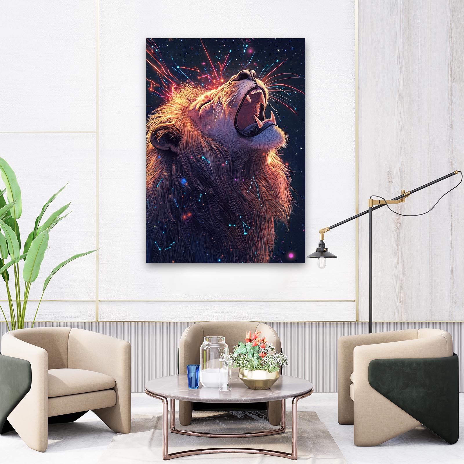Lion Roar Art
