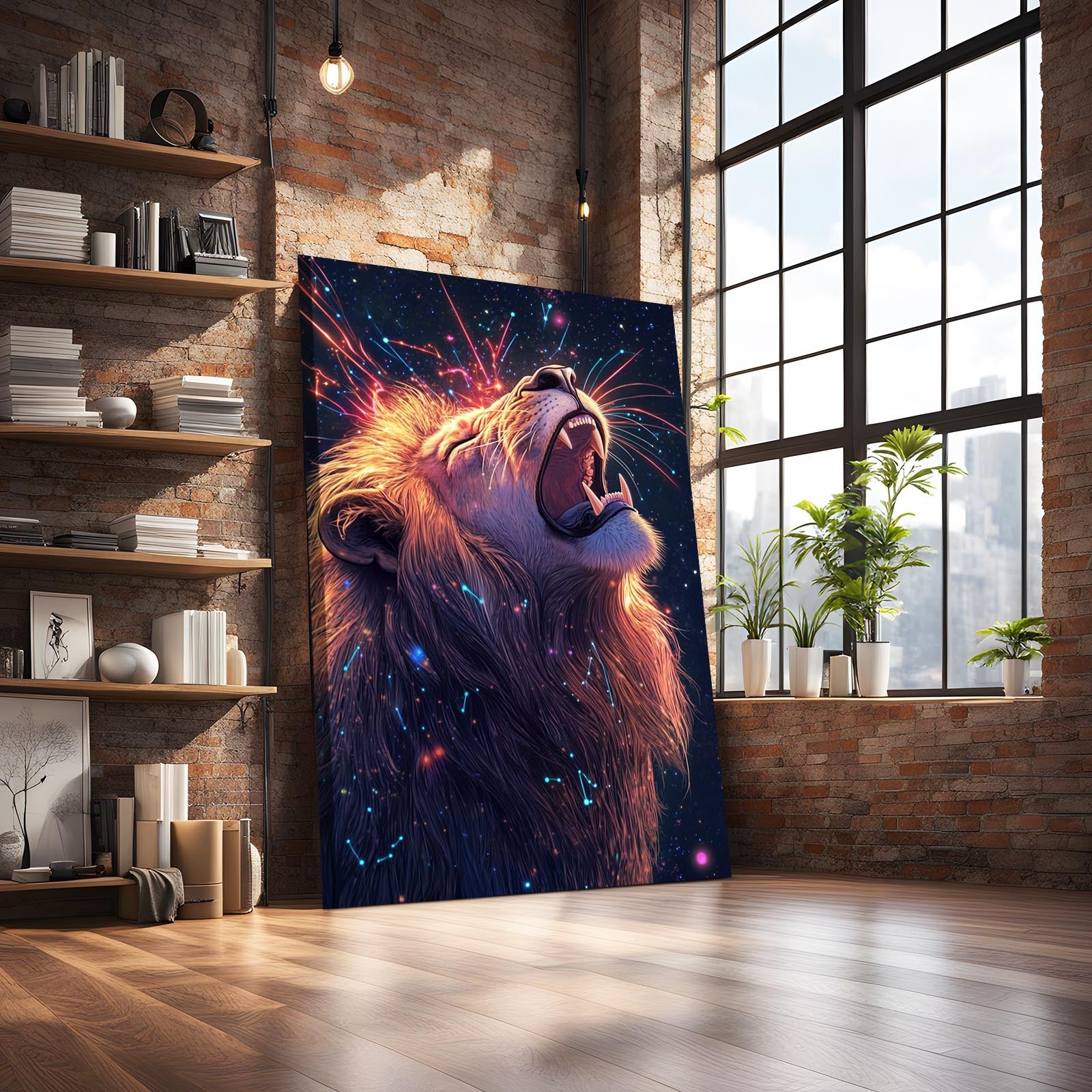 Lion Roar Art