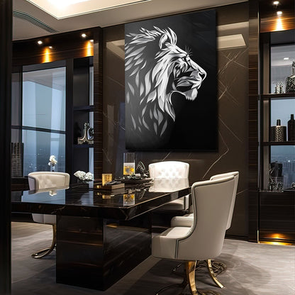 Lion Silhouette Art