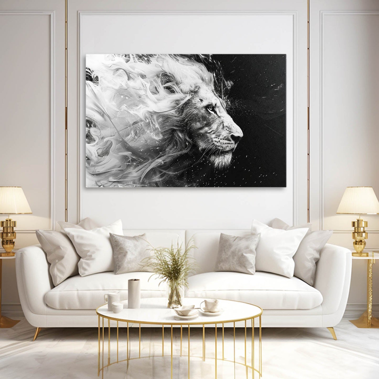 Lion Surreal Art