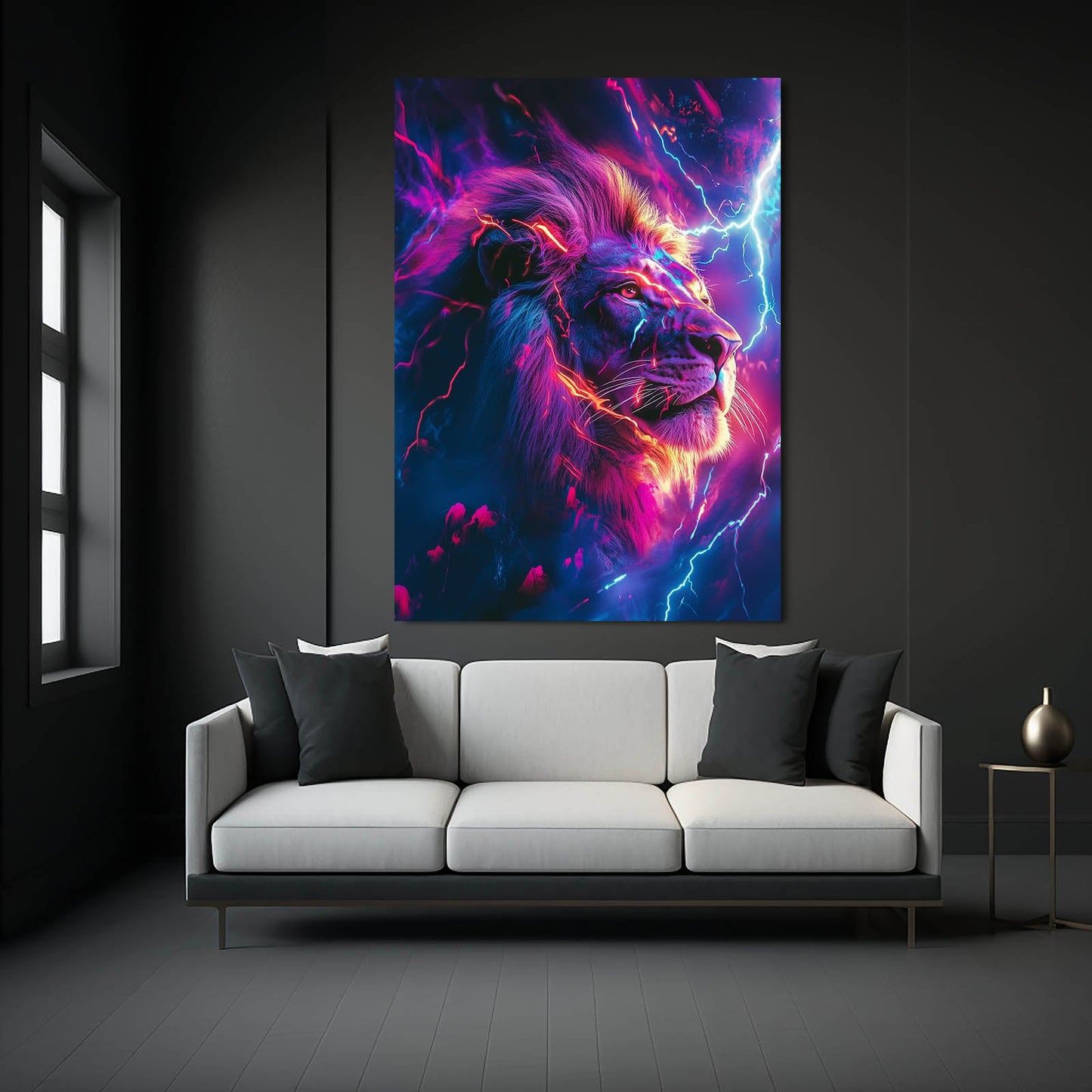 Lion Tribal Art