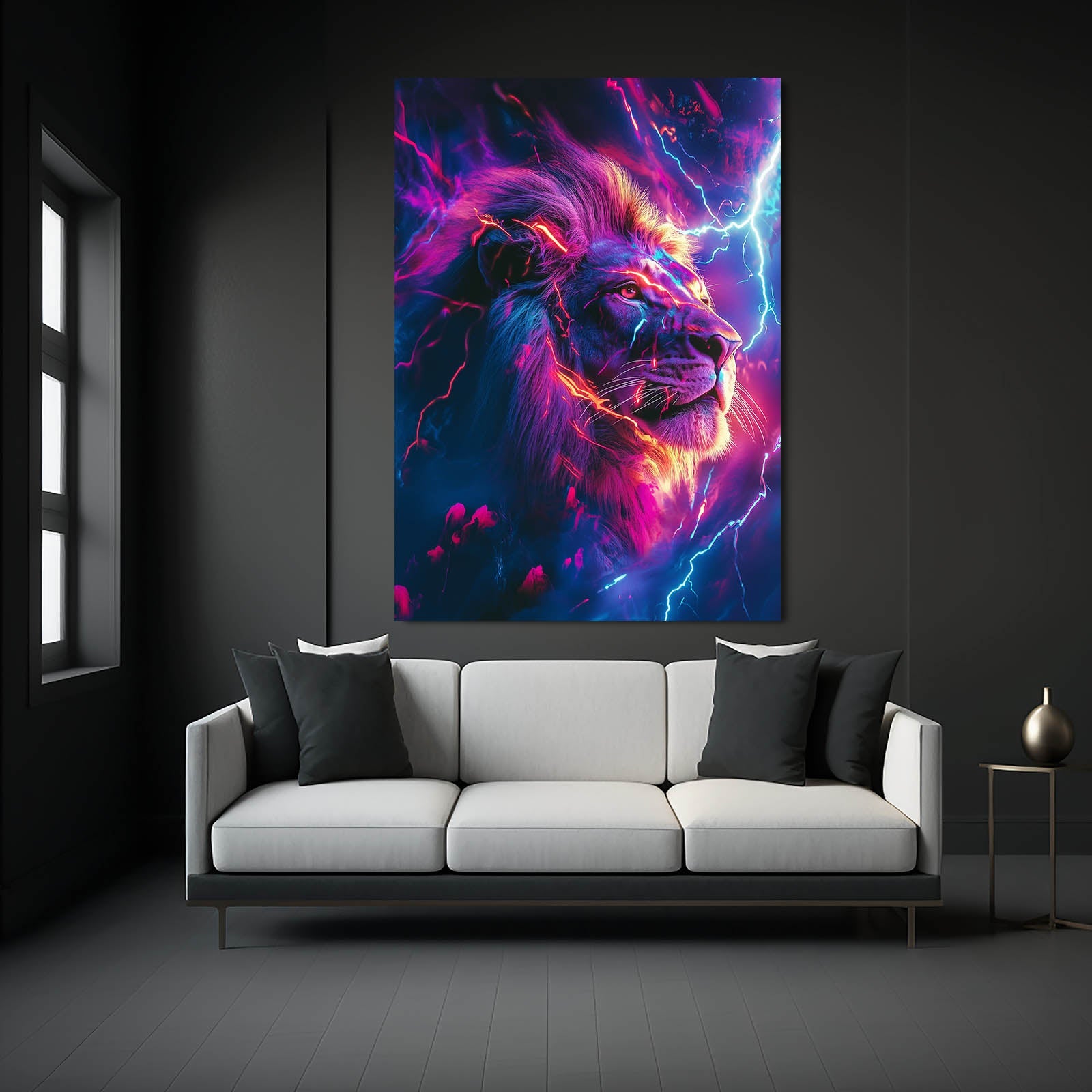 Lion Tribal Art