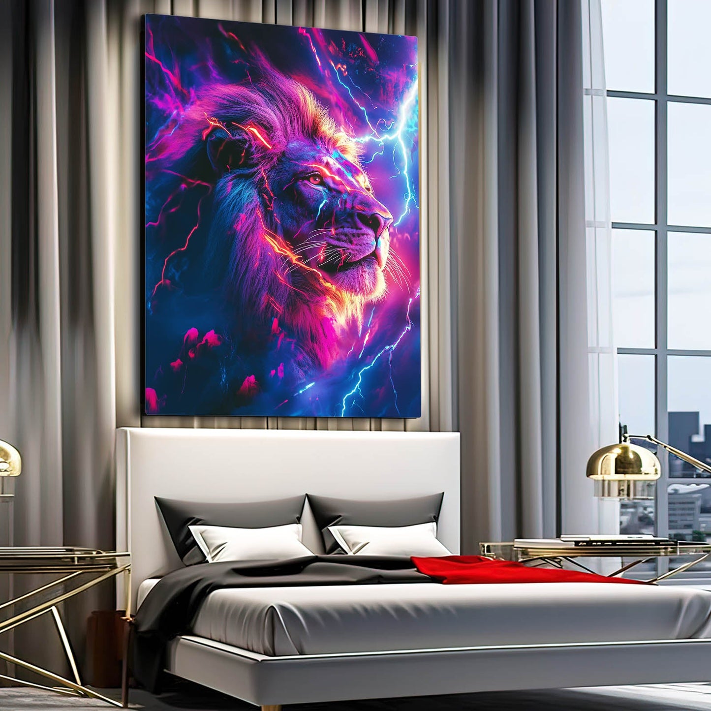 Lion Tribal Art