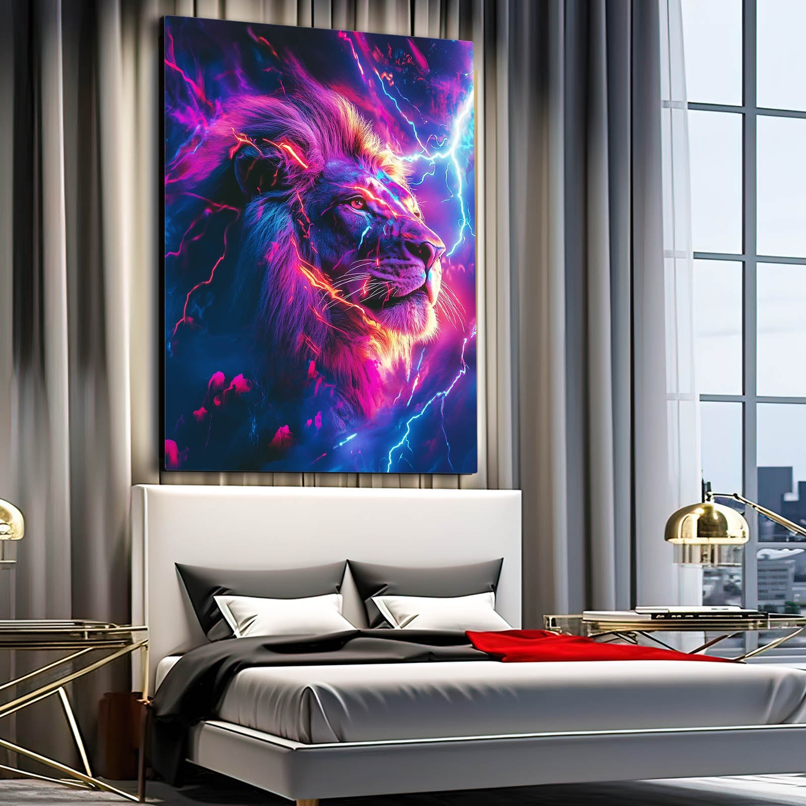 Lion Tribal Art