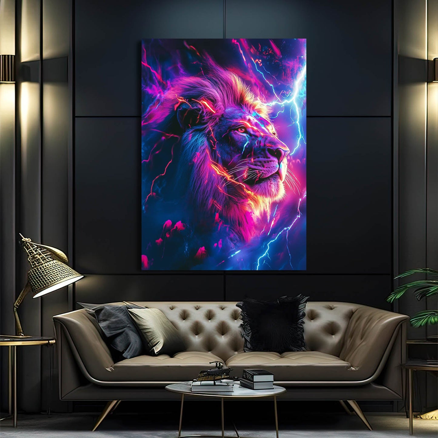 Lion Tribal Art