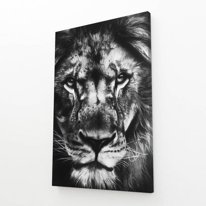 Lion Wall Art Black And White