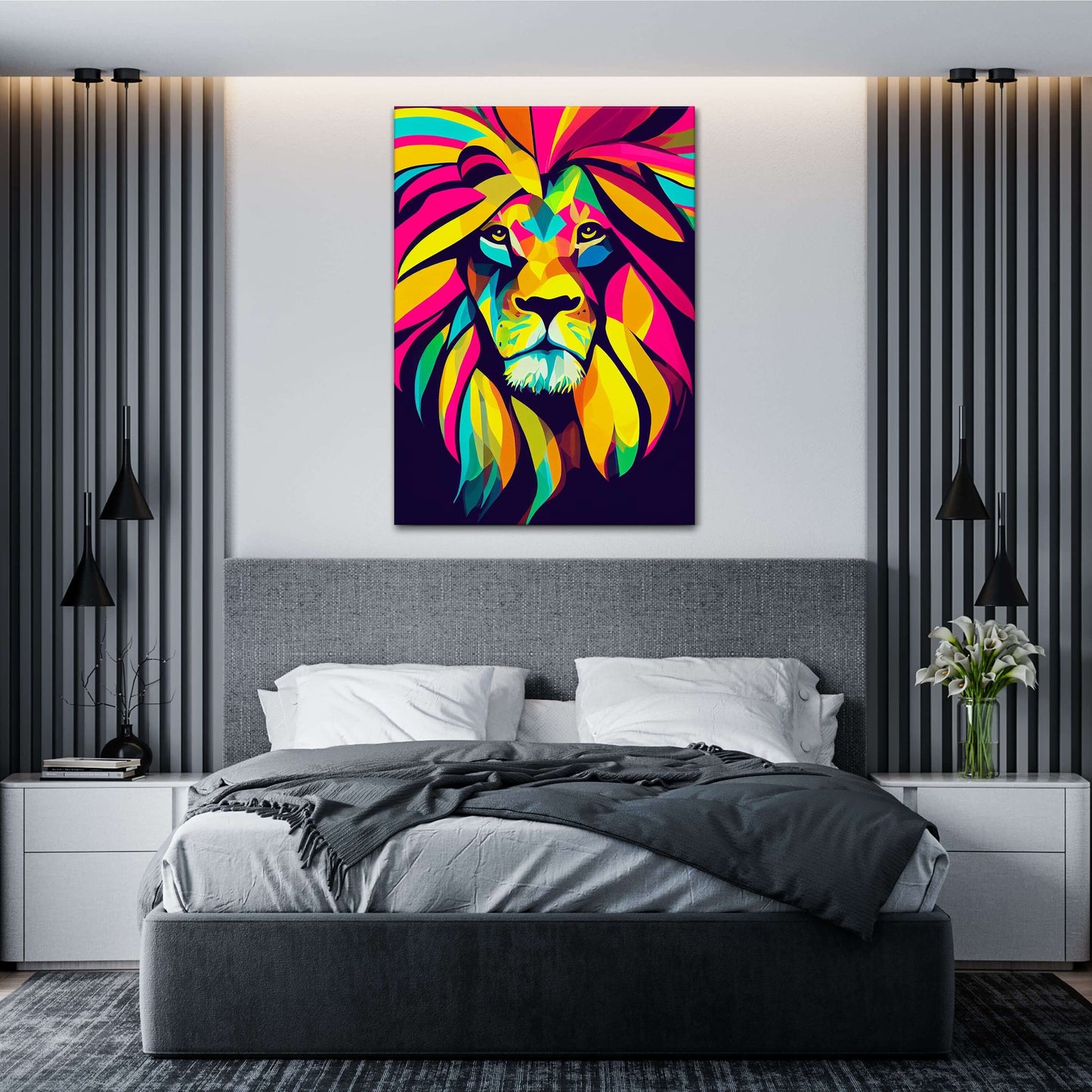 Lion Wall Art Canvas