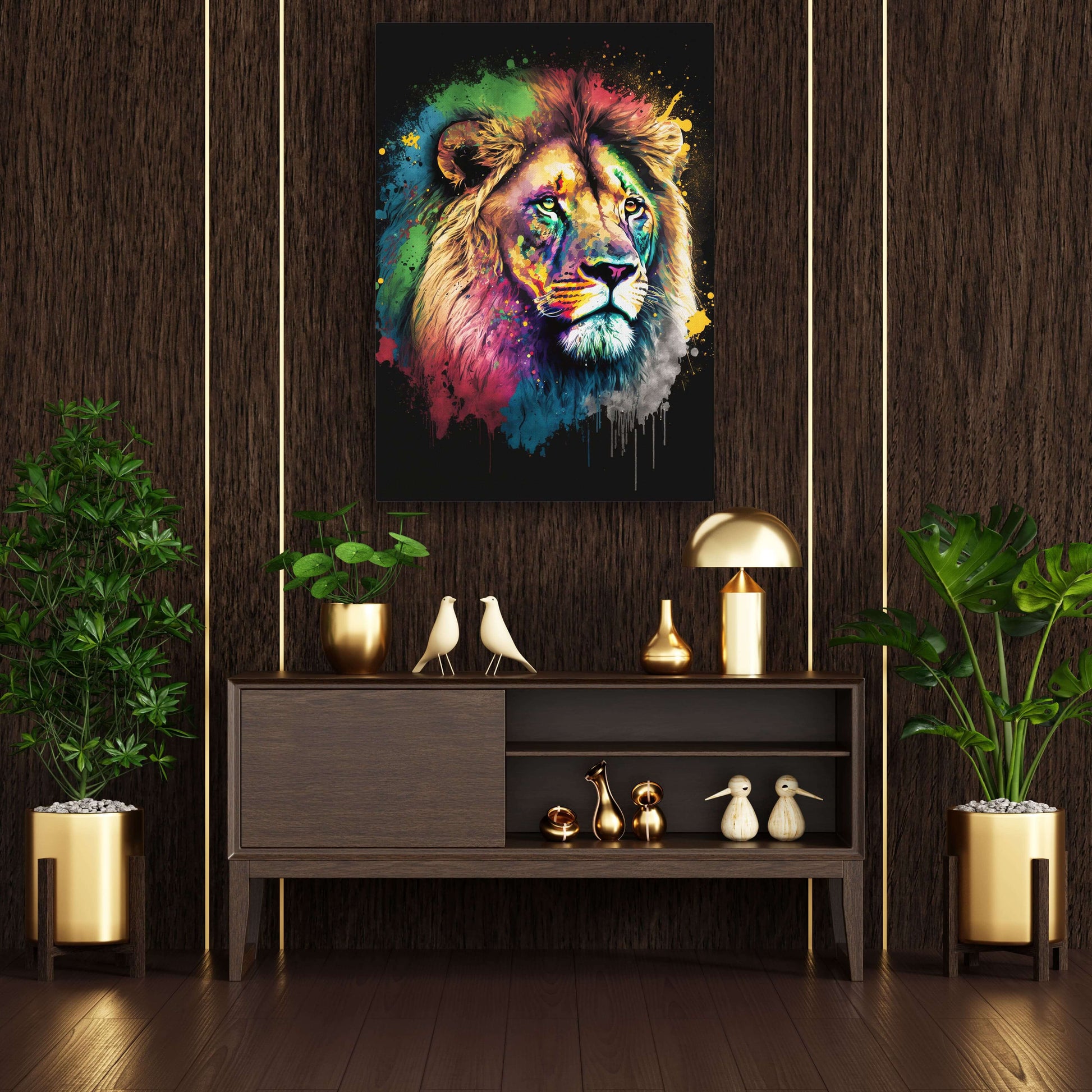 Lion Wall Art Decor