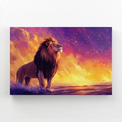 Lion Wall Art Print