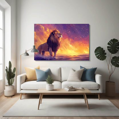 Lion Wall Art Print