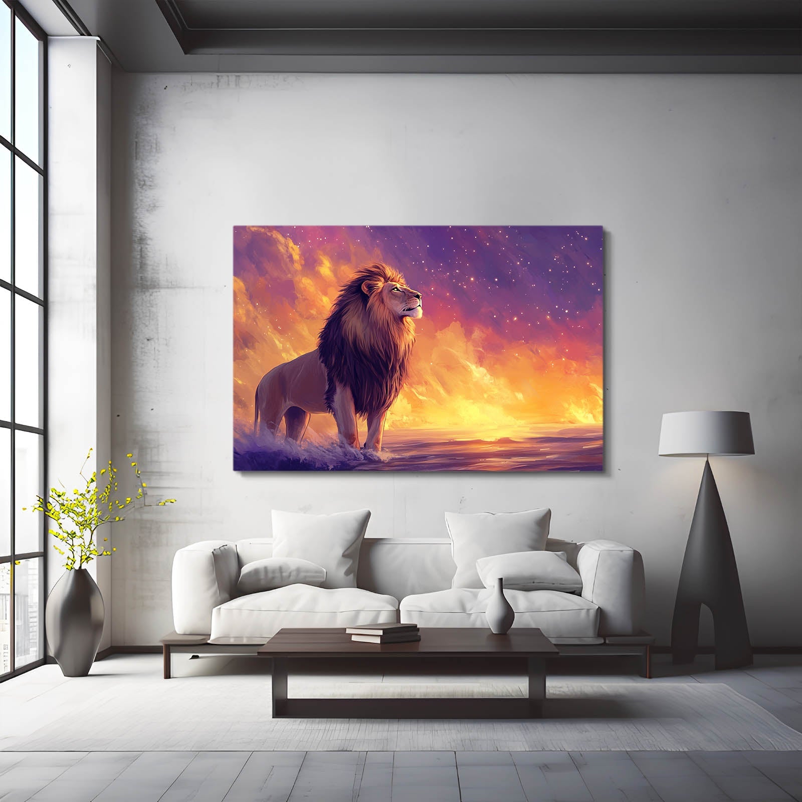Lion Wall Art Print