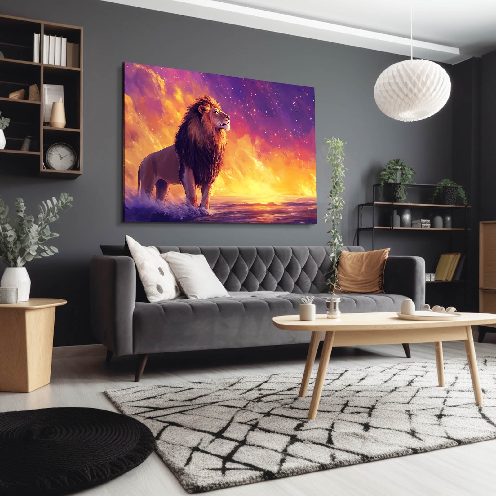 Lion Wall Art Print