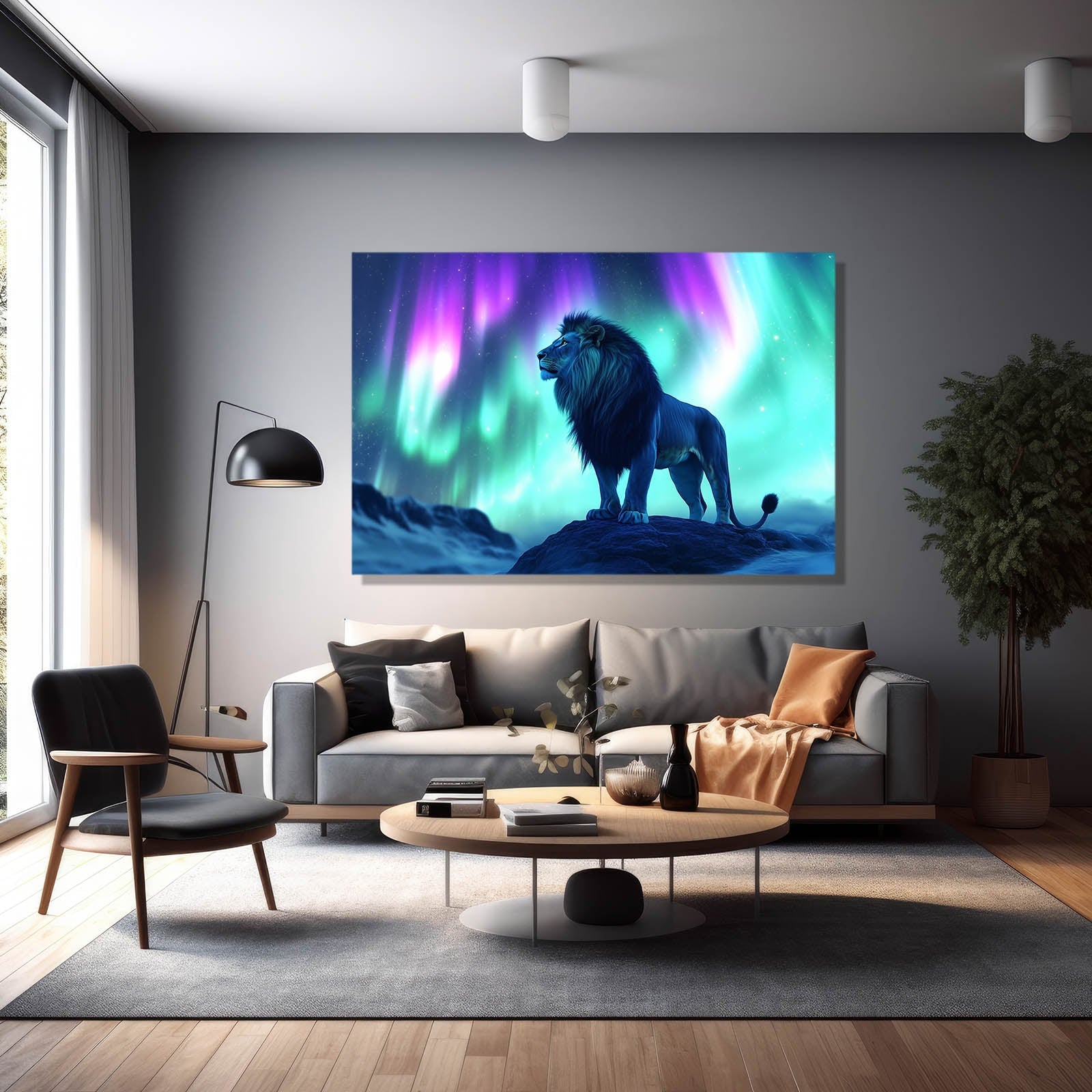 Lion Wall Art Work