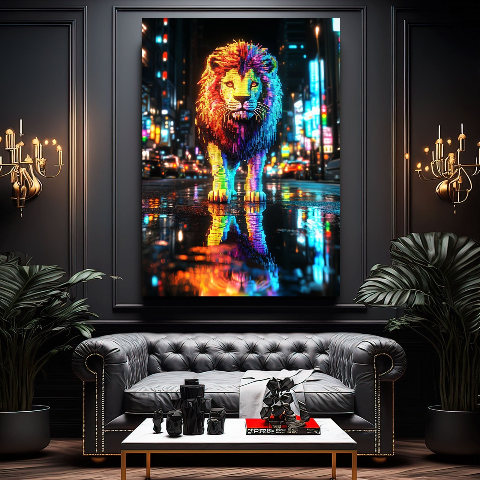 Lion Wall Artwork
