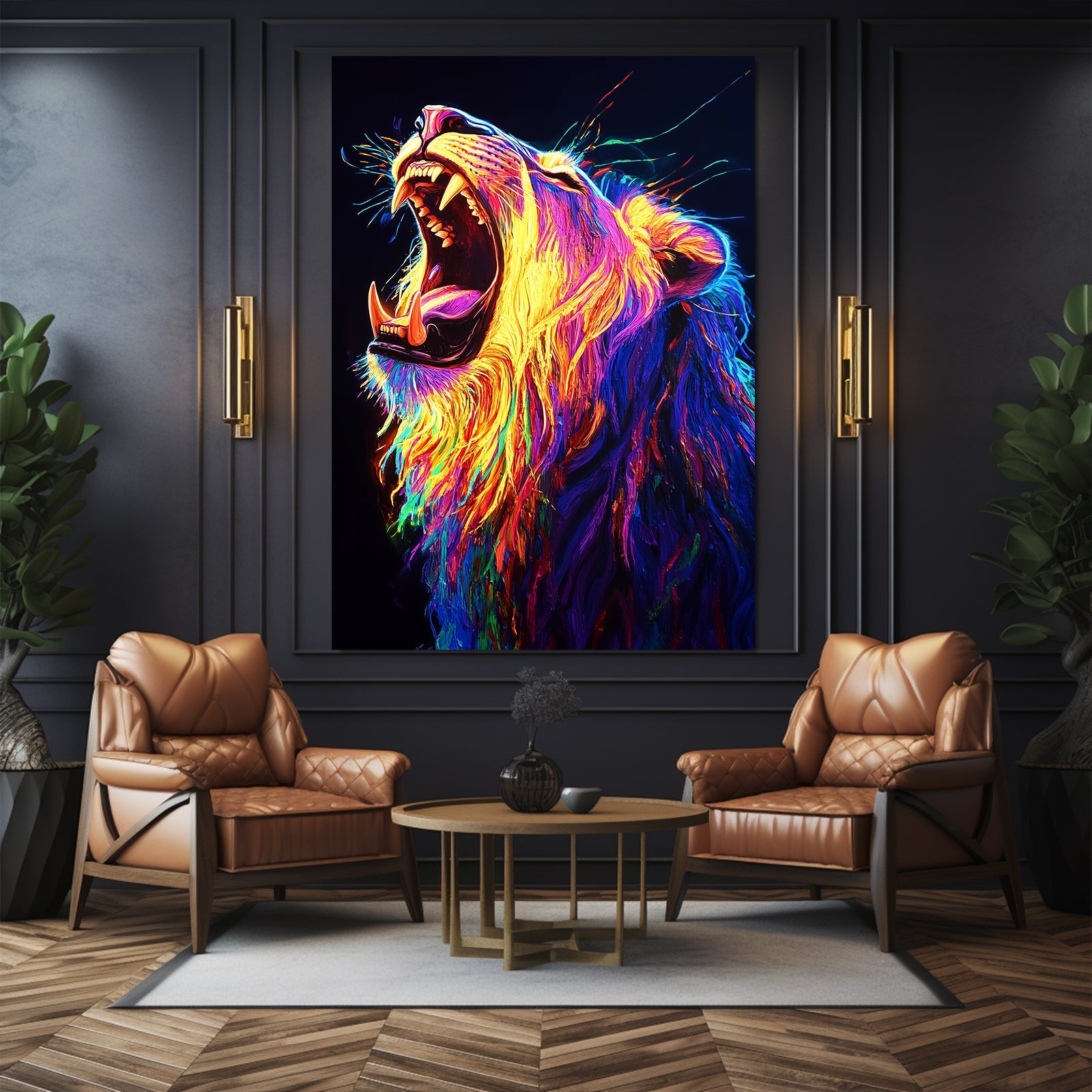 Lion Wall Canvas