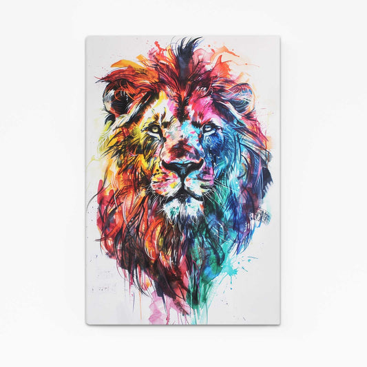 Lion Watercolor Art