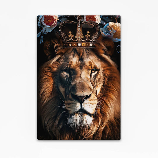 Lion With Crown Art