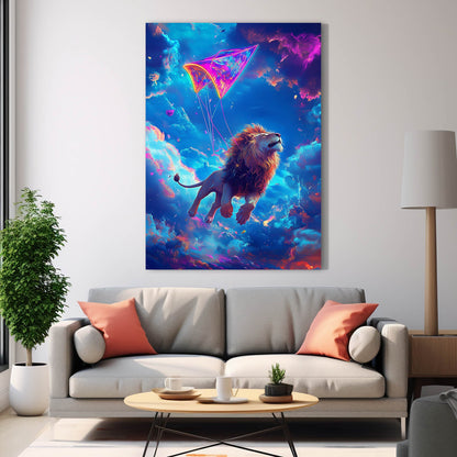 Lion With Wings Art
