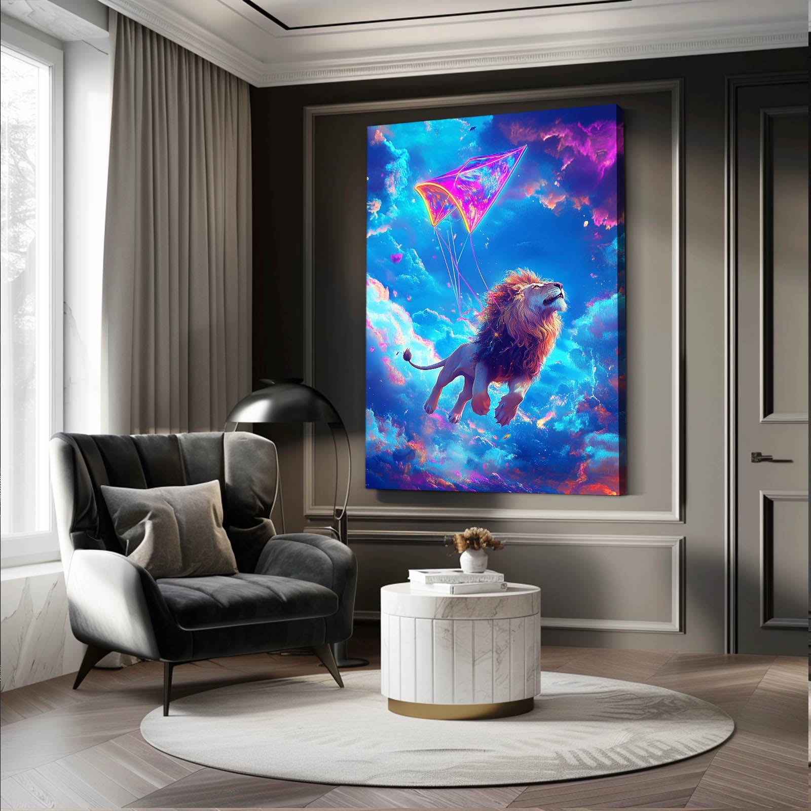 Lion With Wings Art