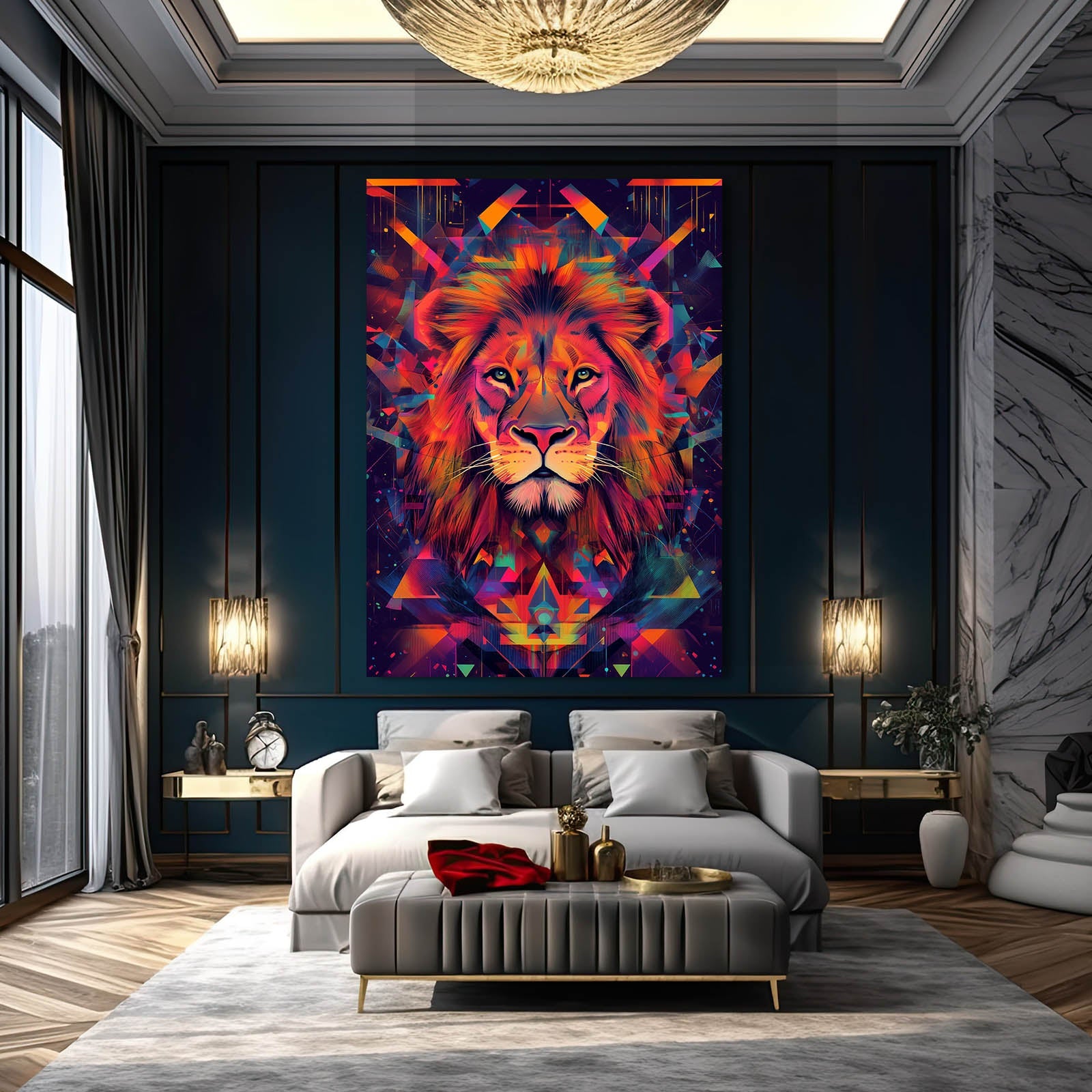 Lion Word Art
