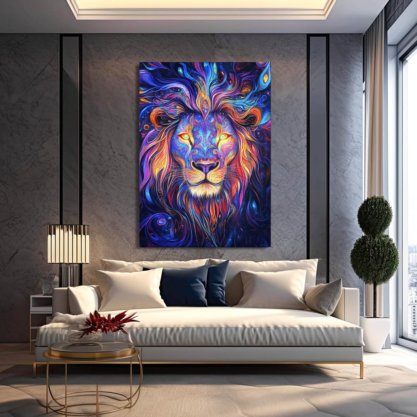 Lion Zentangle Art