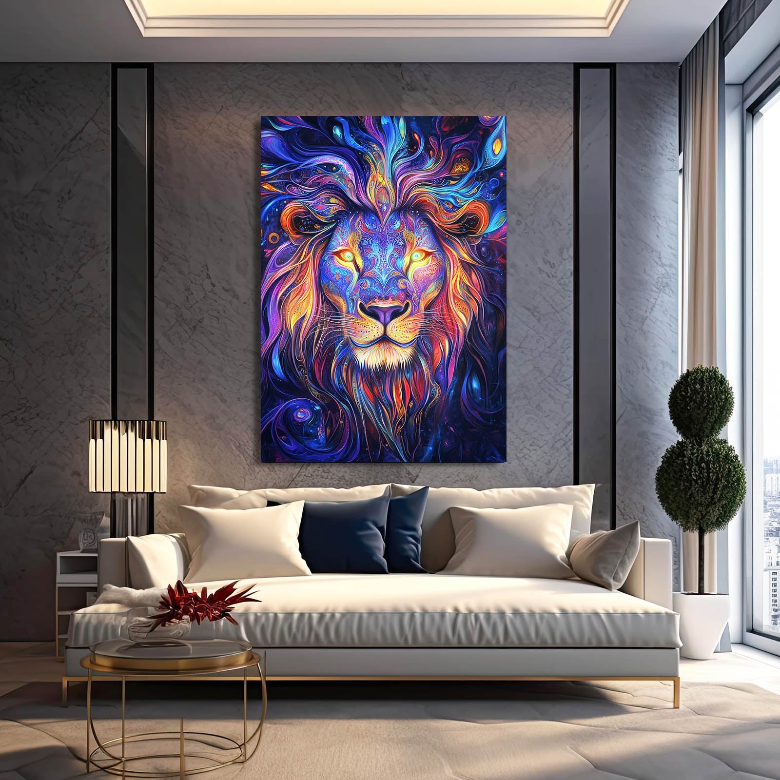 Lion Zentangle Art