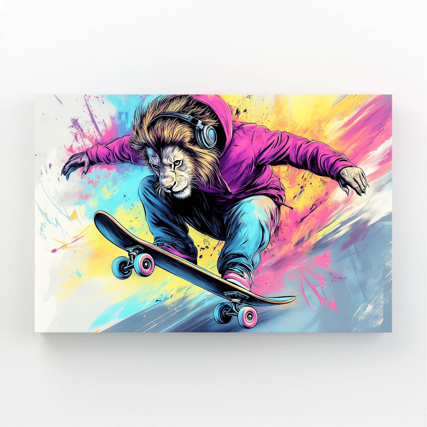 Lively Lion Wall Art