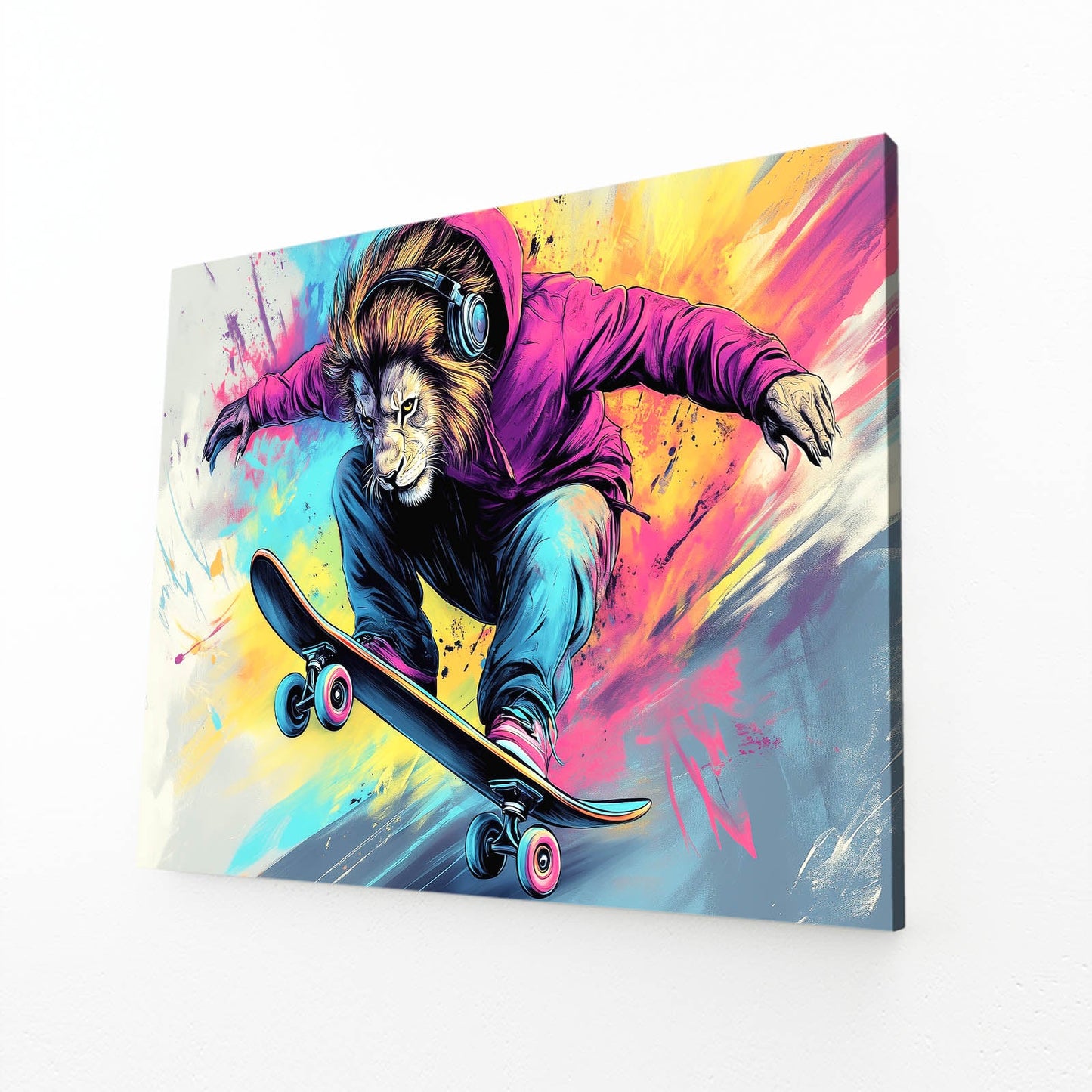 Lively Lion Wall Art