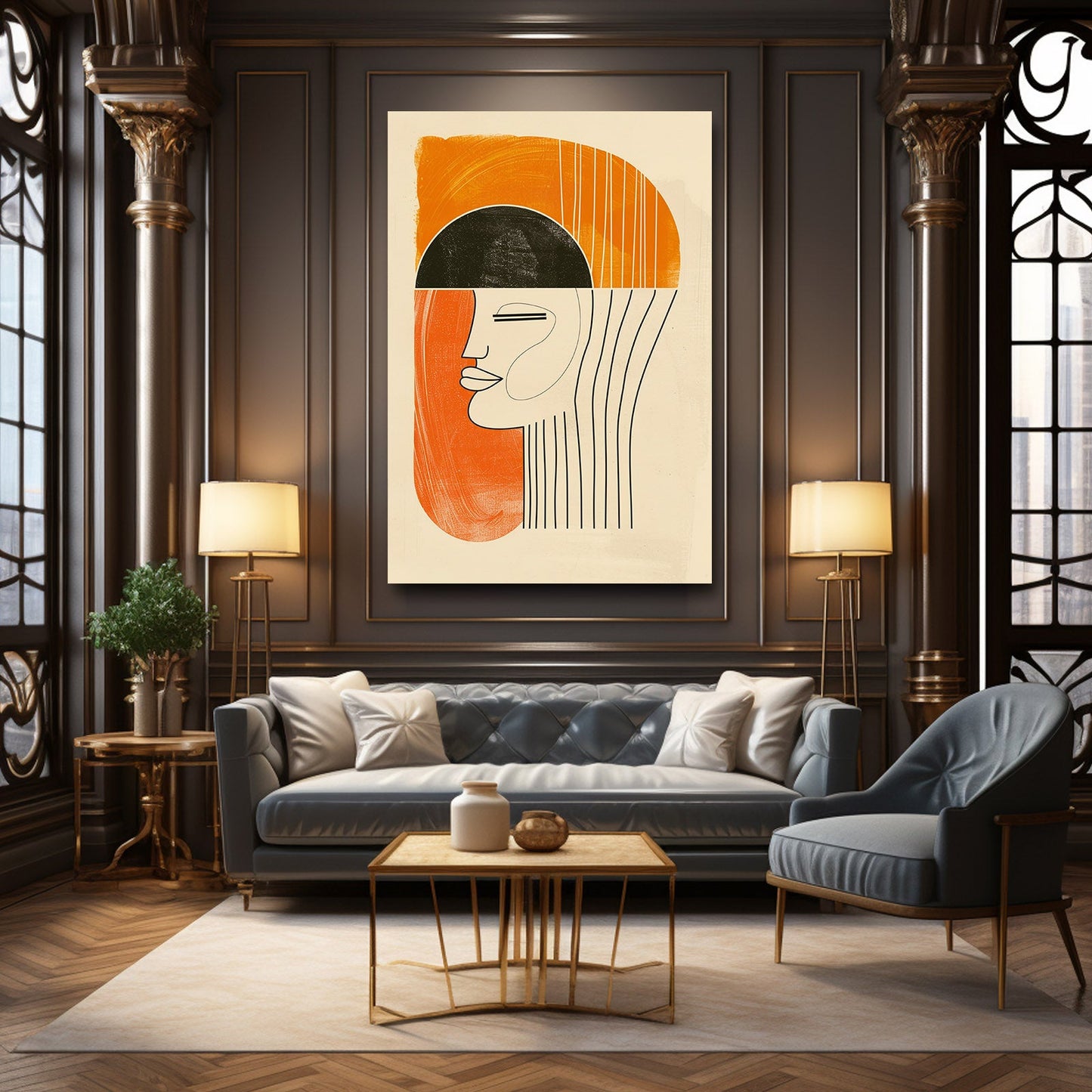 Living Room Boho Art