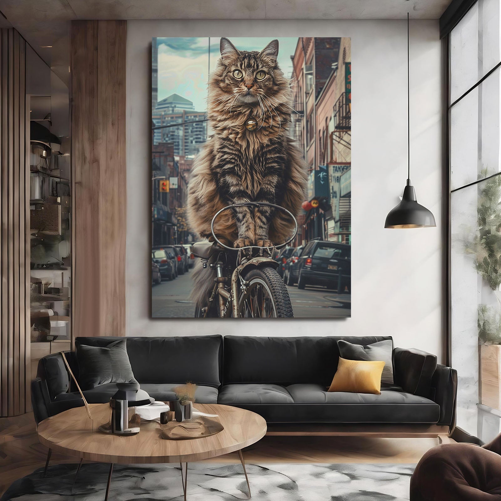 Urban Balance Cat Wall Art