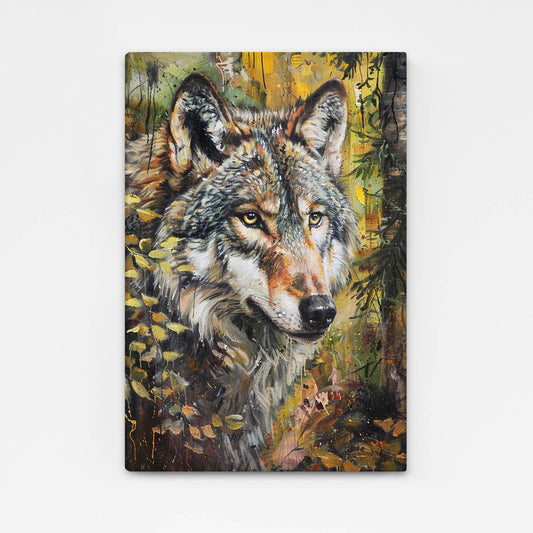 Living Room Wolf Art