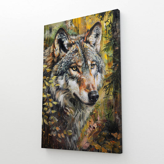 Living Room Wolf Art