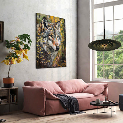 Living Room Wolf Art