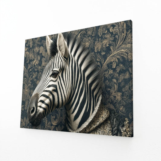 Living Zebra Artwork – living canvas print