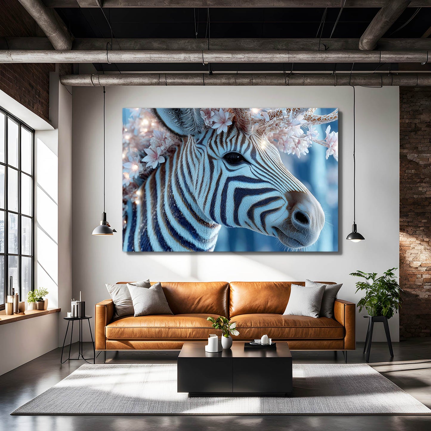 Living Zebra Prints – styled in a furnished interior