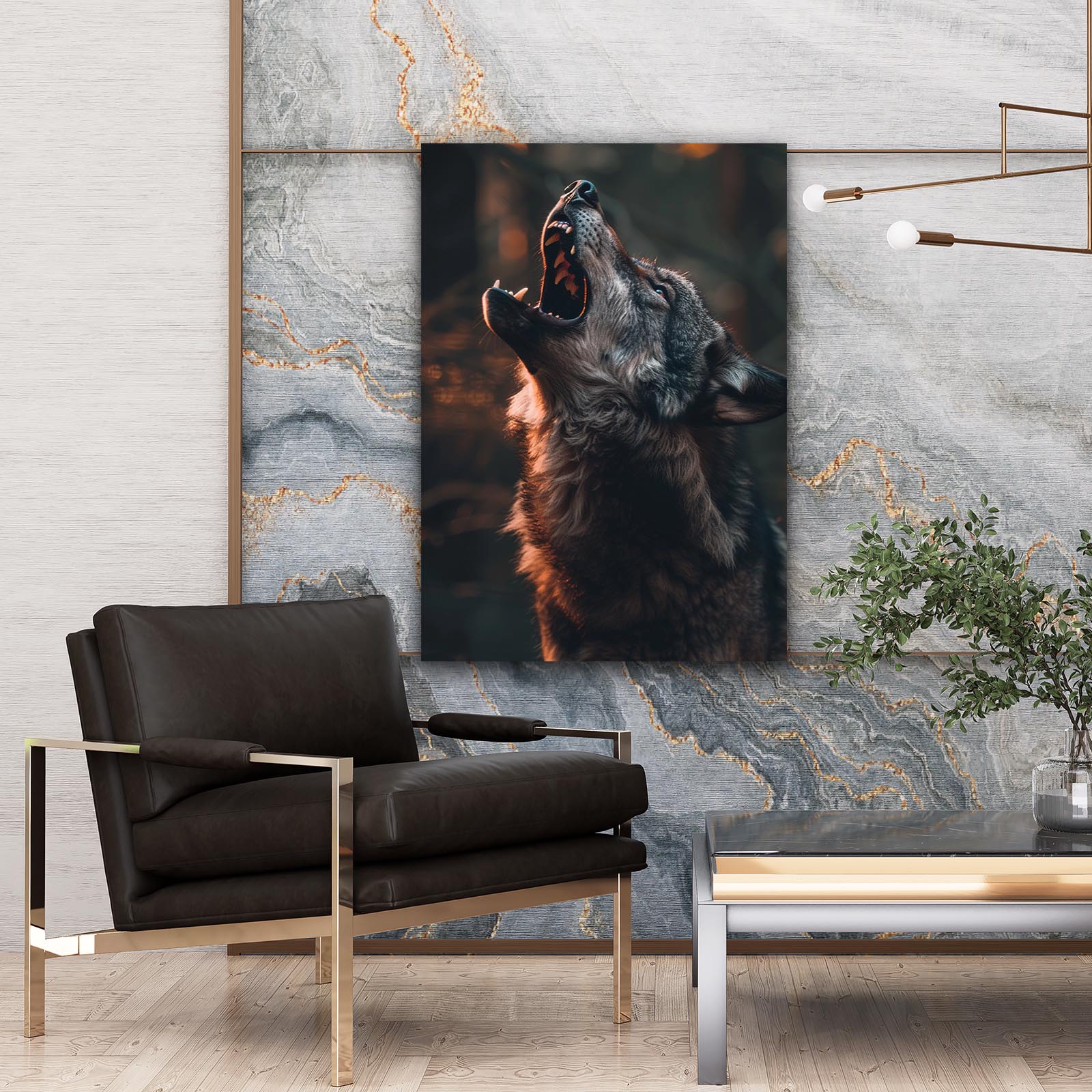 Lone Wolf Wall Art