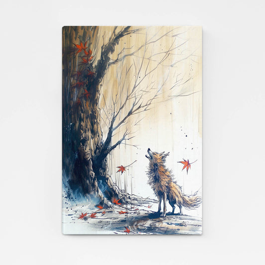 Lonely Wolf Art