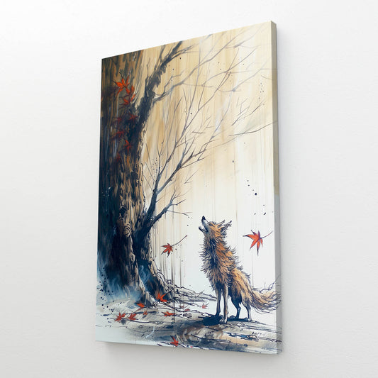 Lonely Wolf Art