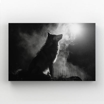 Lonely Wolf Wall Art