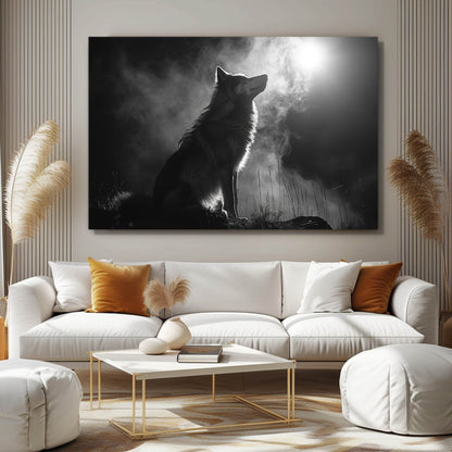Lonely Wolf Wall Art