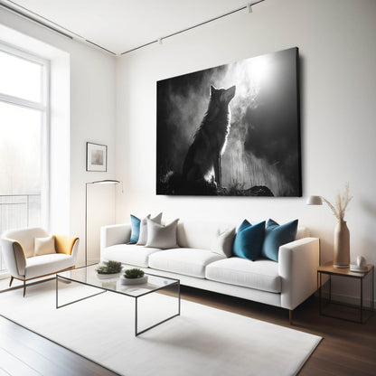 Lonely Wolf Wall Art