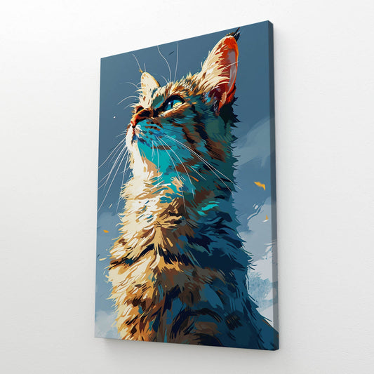 Looking Up Cat Wall Art