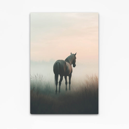 Lost Horse Artwork – angled canvas view on white background