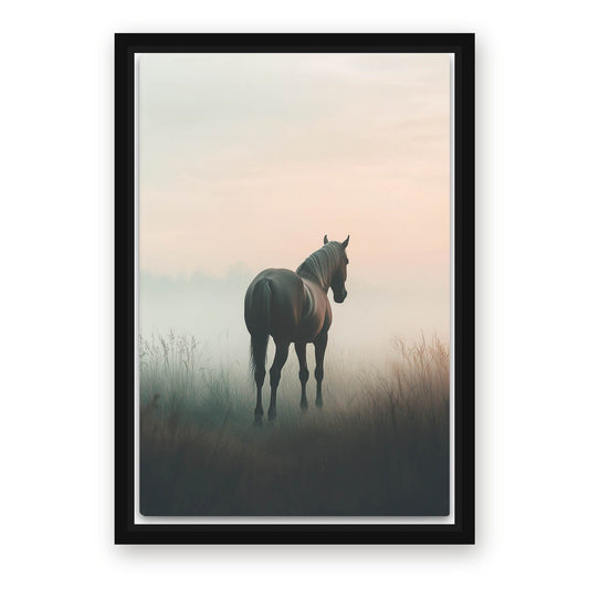 Lost Horse Artwork – with Premium Black wood frame