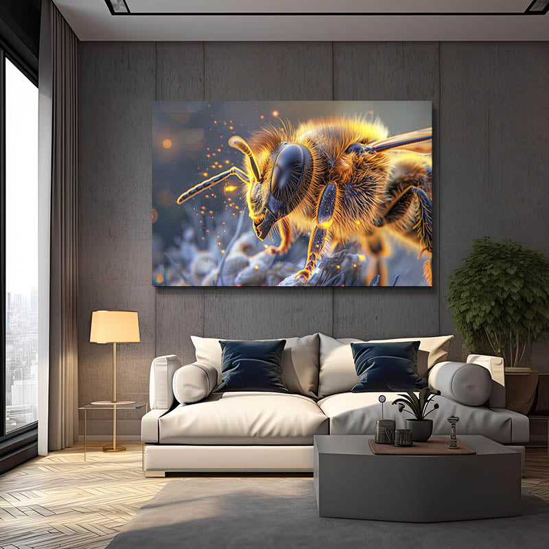 Luminous Bee Art